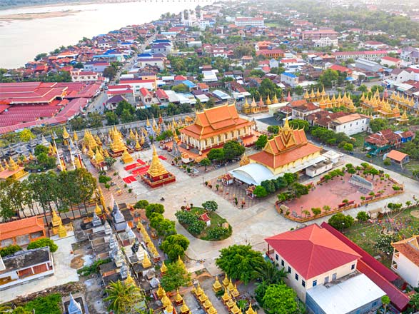 Escale Wat Hanchey - Kampong Cham (Cambodge)
