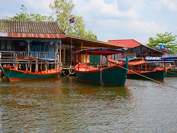 Escale Lac Tonle - Kampong Chhnang - Kampong Tralach