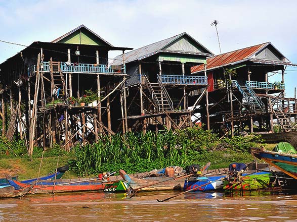 Escale Siem Reap - Lac Tonlé Sap (Cambodge)