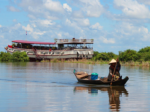 Escale Kampon Chhnang - Lac Tonlé