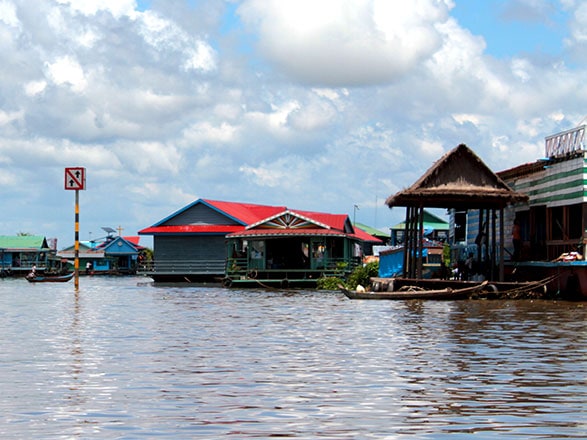 Escale Siem Reap - Lac Tonlé Sap (Cambodge)