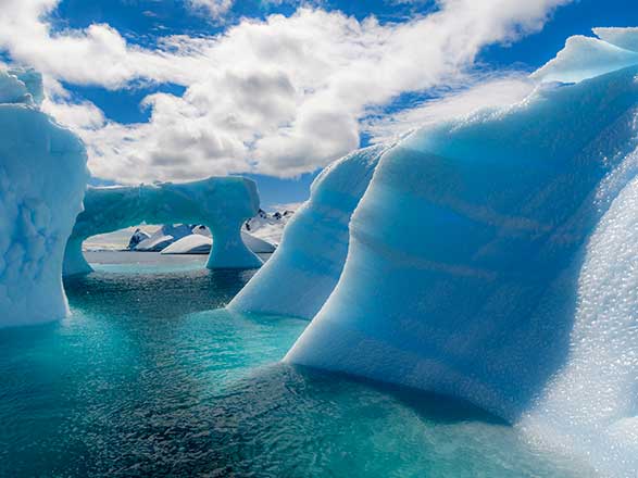 Escale Péninsule Antarctique