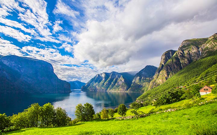 Photo escale sognefjord norvege