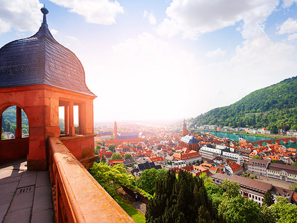 Escale HEIDELBERG - MAYENCE - FRANCFORT (Le Neckar, le Rhin et le Main)