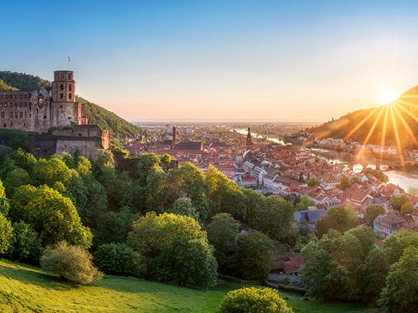 Escale HEIDELBERG - MAYENCE - FRANCFORT (Le Neckar, le Rhin et le Main)