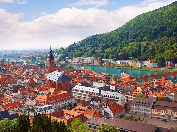 Escale HEIDELBERG - MAYENCE - FRANCFORT (Le Neckar, le Rhin et le Main)