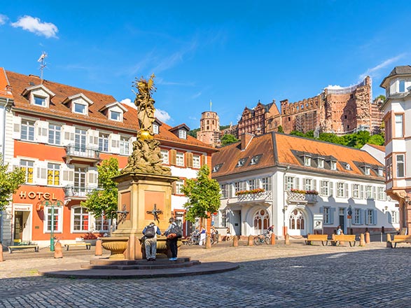 Escale HEIDELBERG - MAYENCE - FRANCFORT (Le Neckar, le Rhin et le Main)