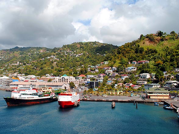 Escale St Vincent et les Grenadines (Kingstown)