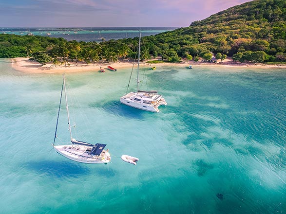 Escale St Vincent et les Grenadines (Tobago Cays)