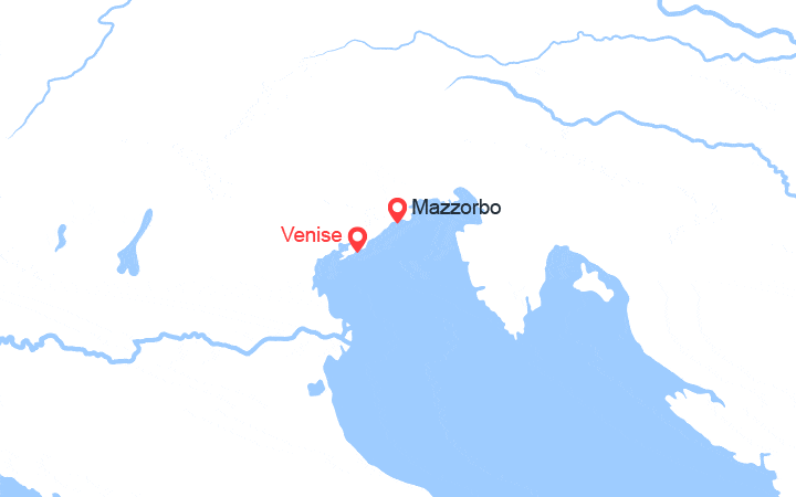 Carte itinéraire croisière Croisière famille - Venise, classique et confidentielle (VSX_FAMPP)