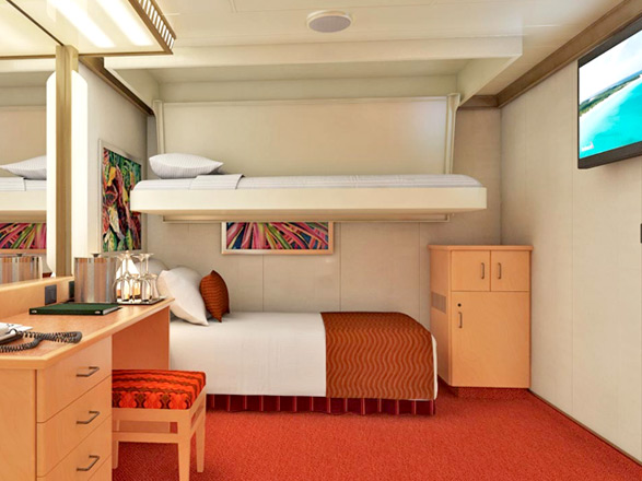 Cabine intérieure Carnival Sunrise