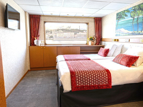 Cabine extérieure MS Rhône Princesse (ou similaire)