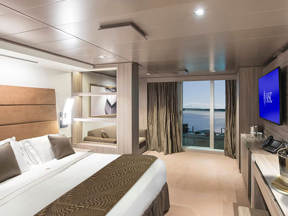 Yacht club deluxe balcon MSC Seaside