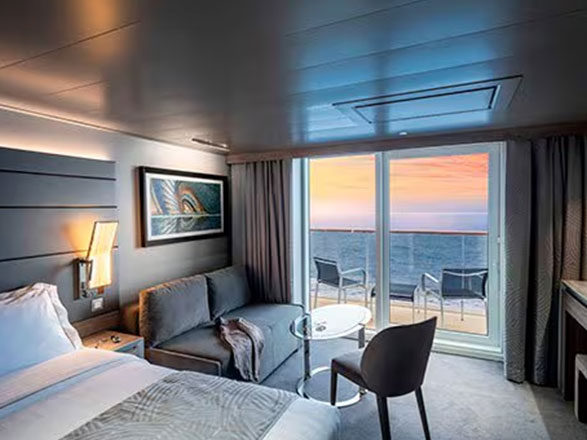 Yacht club deluxe balcon MSC World Europa