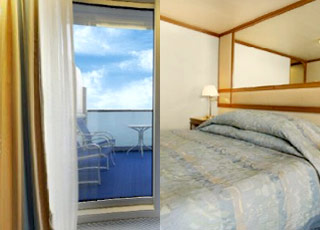 Cabine balcon Ruby Princess