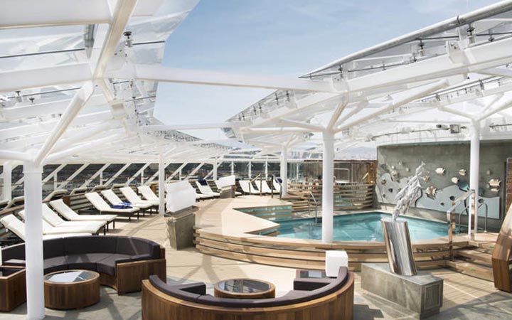 Photo MSC Yacht Club Pont soleil & Bar