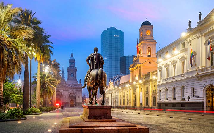 Escale Santiago du Chili